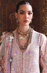 Reine Luxury By Republic Unstitched Lawn Embroidered 3 Piece Suits- RPRLXL-1B- Dahlia- Summer Collection