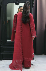 Qline by Qalamkar  Unstitched Lawn Embroidered 3 Piece Suit - QLMQDL-16- Qistah -  Summer Collection