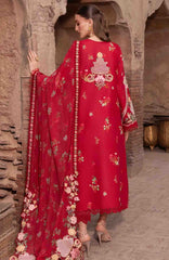 Breeze by  Saira Shakira Unstitched Lawn Embroidered 3 Piece Suits -SRSKBLXL-6A- Rose- Summer Collection