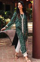 QPrints By Qalamkar Unstitched Lawn Printed 3 Piece Suit QLMQP26 Greer - 9B - Summer Collection