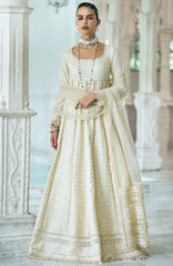 Luxury Lawn By Sobia Nazir Unstitched Lawn Embriodered 3 Piece Suit - SNLEL-1A- Summer Collection