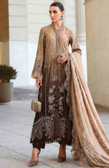 Luxury Lawn By Maria B Unstitched Lawn Embroidered 3 Piece Suit - MBLXL-1A- Summer Collection