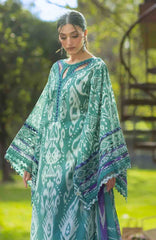 Bridgerton By Elaf Unstitched Lawn Printed 3 Piece Suit  - ELFBRGLP-1A- Nia Mare- Summer Collection