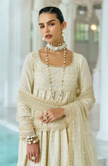 Luxury Lawn By Sobia Nazir Unstitched Lawn Embriodered 3 Piece Suit - SNLEL-1A- Summer Collection