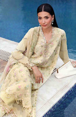 M Prints Eid II- By Maria B Unstitched Lawn Prints 3 Piece Suit  - MBMPEIDII-1A- Summer Collection