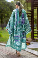 Bridgerton By Elaf Unstitched Lawn Printed 3 Piece Suit  - ELFBRGLP-1A- Nia Mare- Summer Collection