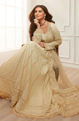 Luxury Lawn By Sobia Nazir Unstitched Lawn Embriodered 3 Piece Suit - SNLEL-1A- Summer Collection