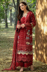 Chikankari by Elaf Unstitched Lawn Embroidered 3 Piece Suit - ELFCKL1B- Marjaan -Summer Collection
