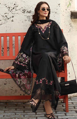 Noor Chikankari By Saadia Asad Unstitched Lawn Embroidered 3 Piece Suit - NSACKL-1B -  Summer Collection