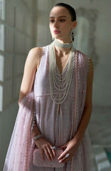 Luxury Lawn By Sobia Nazir Unstitched Lawn Embriodered 3 Piece Suit - SNLEL-1B- Summer Collection