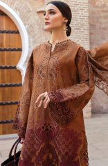 Maria B Voyage a'Luxe x Morocco Luxury Lawn'25 Embroidered Suits Unstitched 3 Piece - MBVL25L1B- Summer Collection