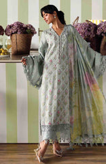 M Prints Eid II- By Maria B Unstitched Lawn Prints 3 Piece Suit  - MBMPEIDII-1B- Summer Collection
