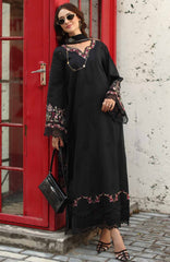 Noor Chikankari By Saadia Asad Unstitched Lawn Embroidered 3 Piece Suit - NSACKL-1B -  Summer Collection