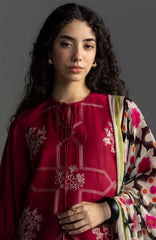 Coco Lawn By Zara Shahjahan Embroidered Lawn Suits Unstitched 3 Piece - CCLZSL1B - RIVAE -  Summer Collection