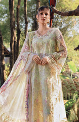 Mprints Safari Scape by Maria B Unstitched Lawn Embroidered 3 Piece Suit - MBMPSSL-1B -  Summer Collection