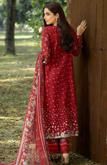 Chikankari by Elaf Unstitched Lawn Embroidered 3 Piece Suit - ELFCKL1B- Marjaan -Summer Collection