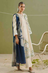 Coco  Prints Drop-One By Zara Shahjahan Unstitched Lawn Printed 3 Piece Suit - CCZSLP-1B- Zeya   - Summer Collection