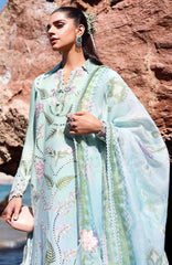Breeze by  Saira Shakira Unstitched Lawn Embroidered 3 Piece Suits -SRSKBLXL-3B- Tali Summer Collection