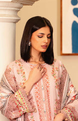 Masummery Unstitched Lawn Printed 3 Piece Suit Vol-1 MUSV1L - Gardenia - Summer Collection