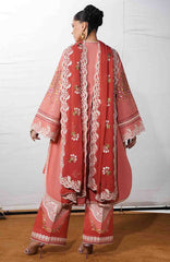 Jugnu by Hussain Rehar Unstitched Lawn Embroidered 3 Piece Suits- -JUGELXL-01- Dinaz- Summer Collection