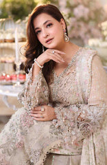 Tea Affair By Maria B Unstitched Chiffon Embroidered 3 Piece Suit- MBTACH-07- Formal Collection