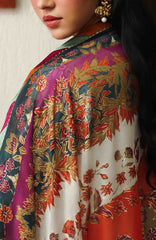 Lumina By Bin Ilyas Unstitched Lawn Embroidered 3 Piece Suit BNLYLMN-01-  Summer Collection