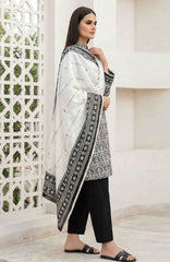 Black & White by Regalia Textile Unstitched Lawn Printed 3 Piece Suit  - RGLBLWTLP -01  Summer Collection