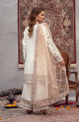 Zurr Signature by AB Textile Ready To Wear Organza Embroidered 3 Piece Suit - ABZRSN-01 - Formal Collection