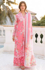 Summer Together  by Afrozeh Unstitched Lawn Embroidered 3 Piece Suit - AFRSTGL-10- Amelune- Summer Collection