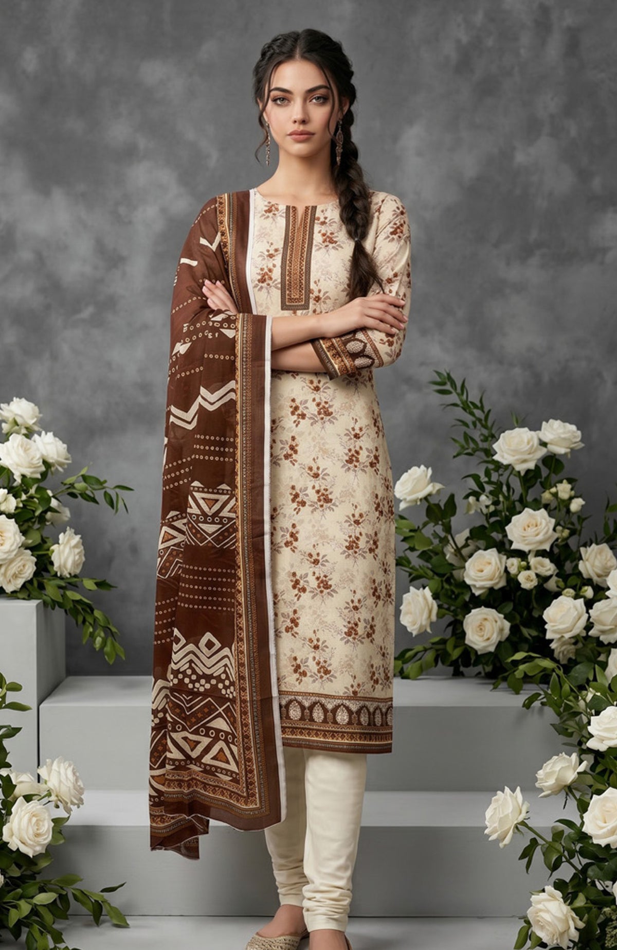 Salina Dobby By Regalia Unstitched  Lawn Printed 3 Piece Suit  - RGLSLNDB-02- Salina Dobby 2-Summer Collection