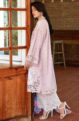 A Moi - Held By Love By Mushq Unstitched Luxury Lawn Embroidered 3 Piece Suit - MQHMAM-01- Opulent Whisper -  Summer Collection