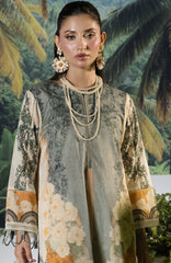 Luxury Printed Lawn By Regalia Unstitched  Lawn Printed 3 Piece Suit  - RGLASIBPRT-10- Mist Noor- Summer Collection