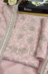 Meerub Exclusive V6 By AB Textiles Unstitched Embroidered Chiffion  3 Piece - ABMRBEV6-02 Fomal Collection