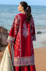 Siraa Lawn by Sadaf Fawad Khan Embroidered Suit Unstitched 3 Piece - SFKSILXL01- Aatish - Summer Collection