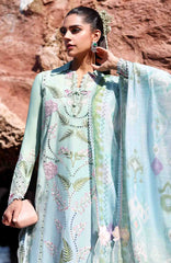 Breeze by  Saira Shakira Unstitched Lawn Embroidered 3 Piece Suits -SRSKBLXL-3B- Tali Summer Collection