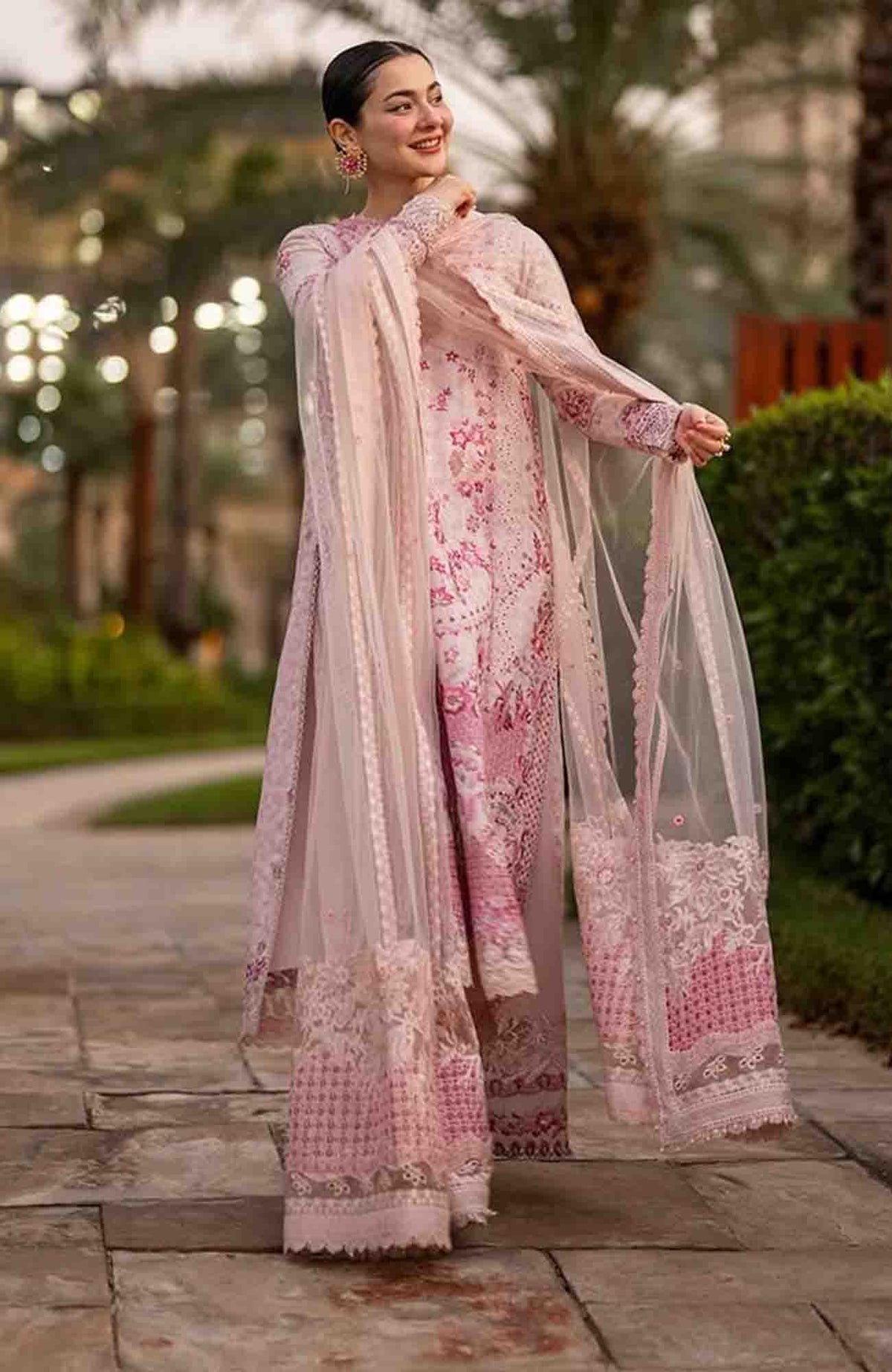 AYA –Luxury Lawn By Faiza Saqlain Unstitched Lawn Embroidered 3 Piece Suits - FSQLXL-LAMIJA- Summer Collection