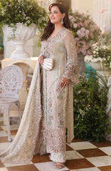 Tea Affair By Maria B Unstitched Chiffon Embroidered 3 Piece Suit- MBTACH-07- Formal Collection