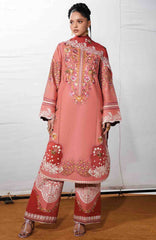 Jugnu by Hussain Rehar Unstitched Lawn Embroidered 3 Piece Suits- -JUGELXL-01- Dinaz- Summer Collection