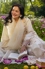 Luxury Eid By Rang Rasiya Unstitched Lawn Embroidered 3 Piece Suit  - RRLELXL-2- Hania - Summer Collection