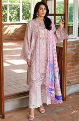 A Moi - Held By Love By Mushq Unstitched Luxury Lawn Embroidered 3 Piece Suit - MQHMAM-01- Opulent Whisper -  Summer Collection