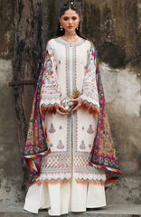 Lumina By Bin Ilyas Unstitched Lawn Embroidered 3 Piece Suit BNLYLMN-01-  Summer Collection
