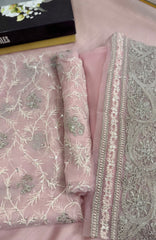 Meerub Exclusive V6 By AB Textiles Unstitched Embroidered Chiffion  3 Piece - ABMRBEV6-02 Fomal Collection