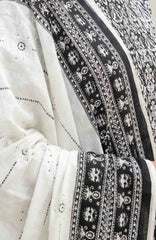 Black & White by Regalia Textile Unstitched Lawn Printed 3 Piece Suit  - RGLBLWTLP -01  Summer Collection