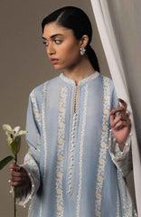 Satori By Zara Shahjahan Unstitched Lawn Embroidered 3 Piece Suit  - ZSSTL-1 -AOYAMI- Summer Collection