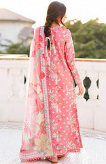 Summer Together  by Afrozeh Unstitched Lawn Embroidered 3 Piece Suit - AFRSTGL-10- Amelune- Summer Collection