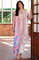 A Moi - Held By Love By Mushq Unstitched Luxury Lawn Embroidered 3 Piece Suit - MQHMAM-01- Opulent Whisper -  Summer Collection