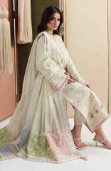 Festive Lawn By Qalamkar Unstitched Lawn Embroidered 3 Piece Suit  - QLMFSTL-01-Elma - Summer Collection
