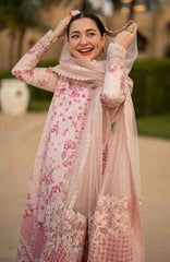 AYA –Luxury Lawn By Faiza Saqlain Unstitched Lawn Embroidered 3 Piece Suits - FSQLXL-LAMIJA- Summer Collection