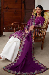 Silsila By Elan Embroidered Lawn Suit Unstitched 3 Piece- ELNSI24L3A- Summer Collection