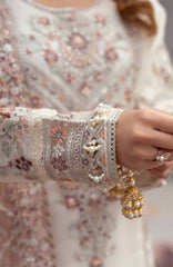 Zurr Signature by AB Textile Ready To Wear Organza Embroidered 3 Piece Suit - ABZRSN-01 - Formal Collection